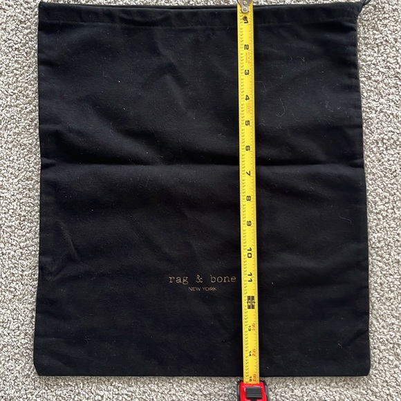New - RAG & BONE Dust Bag Medium Black - Picture 6 of 6